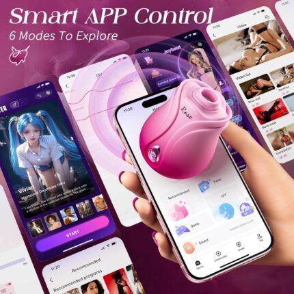 Noble App Rose — Bluetooth-Controlled Suction Elegance