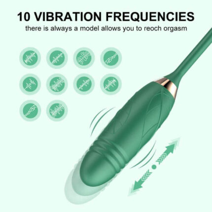 Extendo Green Rose — Dual-Action Suction & Telescopic Thrust