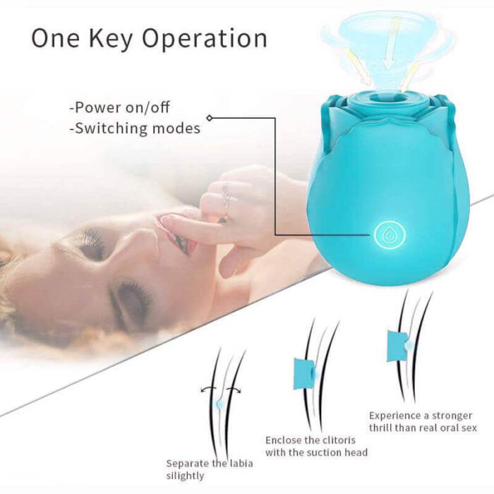Azure Dream Suction Rose — Ocean-Inspired Pleasure