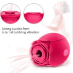 Velvet Bloom Suction Rose — 9-Mode Clitoral Air Pulse - Image 2