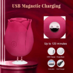 Velvet Bloom Suction Rose — 9-Mode Clitoral Air Pulse - Image 16