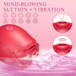 Velvet Bloom Suction Rose — 9-Mode Clitoral Air Pulse - Image 22