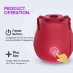 Velvet Bloom Suction Rose — 9-Mode Clitoral Air Pulse - Image 26