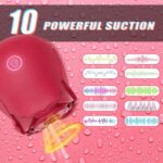 Velvet Bloom Suction Rose — 9-Mode Clitoral Air Pulse - Image 44