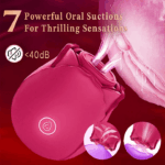 Velvet Bloom Suction Rose — 9-Mode Clitoral Air Pulse - Image 6