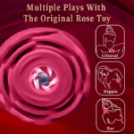 Velvet Bloom Suction Rose — 9-Mode Clitoral Air Pulse - Image 7