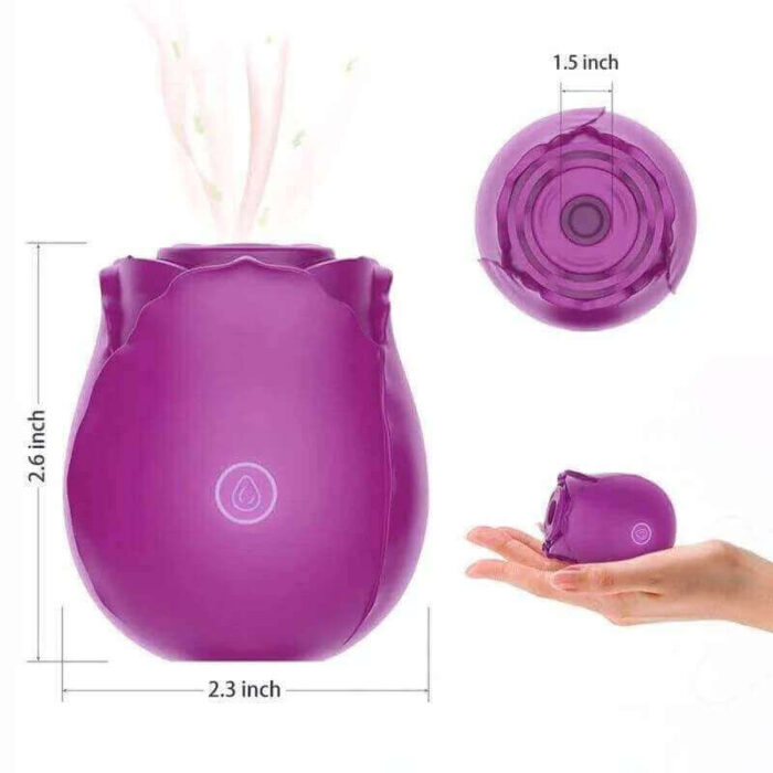 Amethyst Suction Rose — Regal Purple, Royal Pleasure