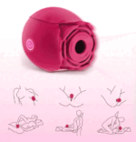 Velvet Bloom Suction Rose — 9-Mode Clitoral Air Pulse
